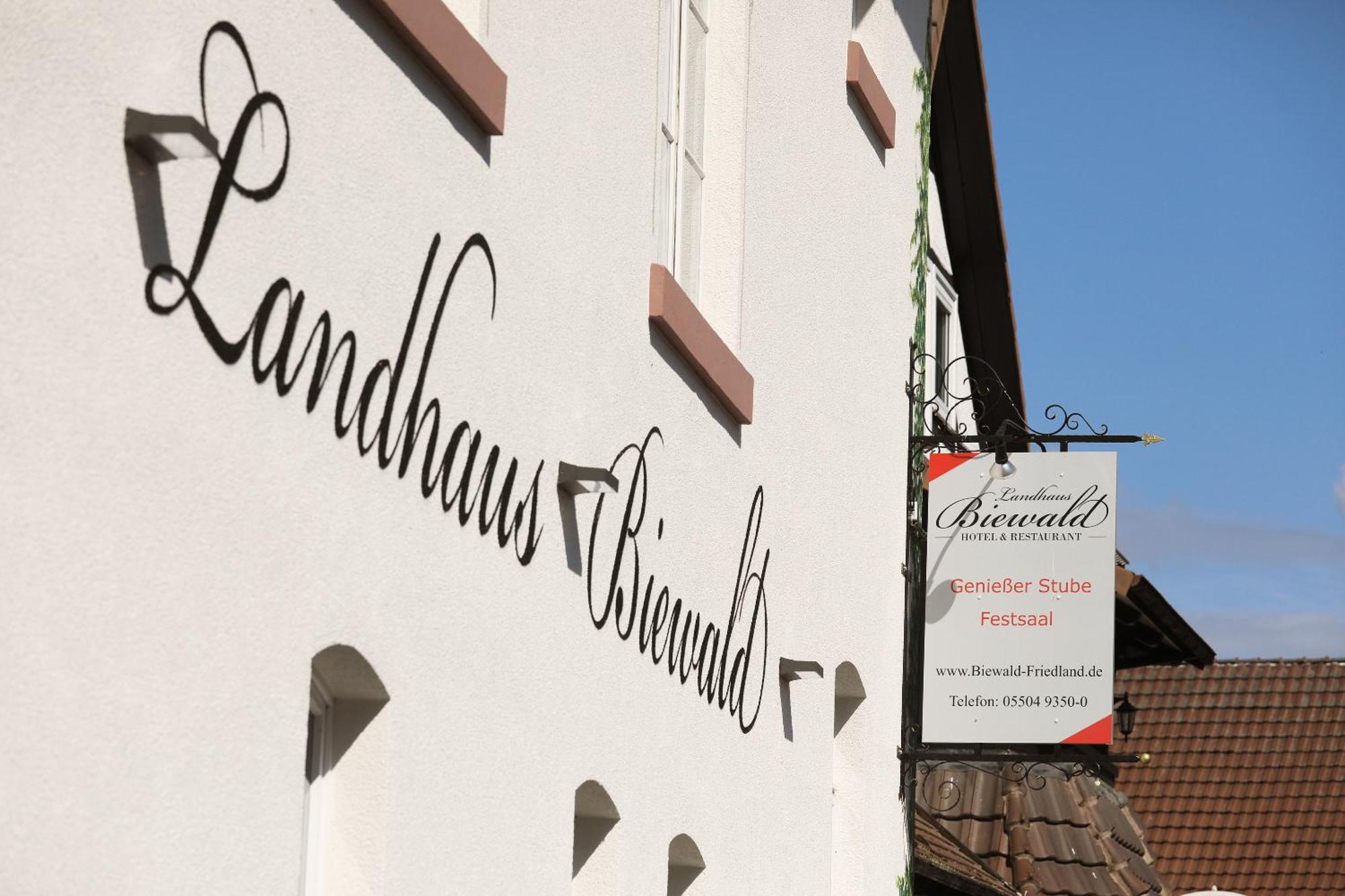 Romantik Hotel Landhaus Biewald Friedland  Экстерьер фото
